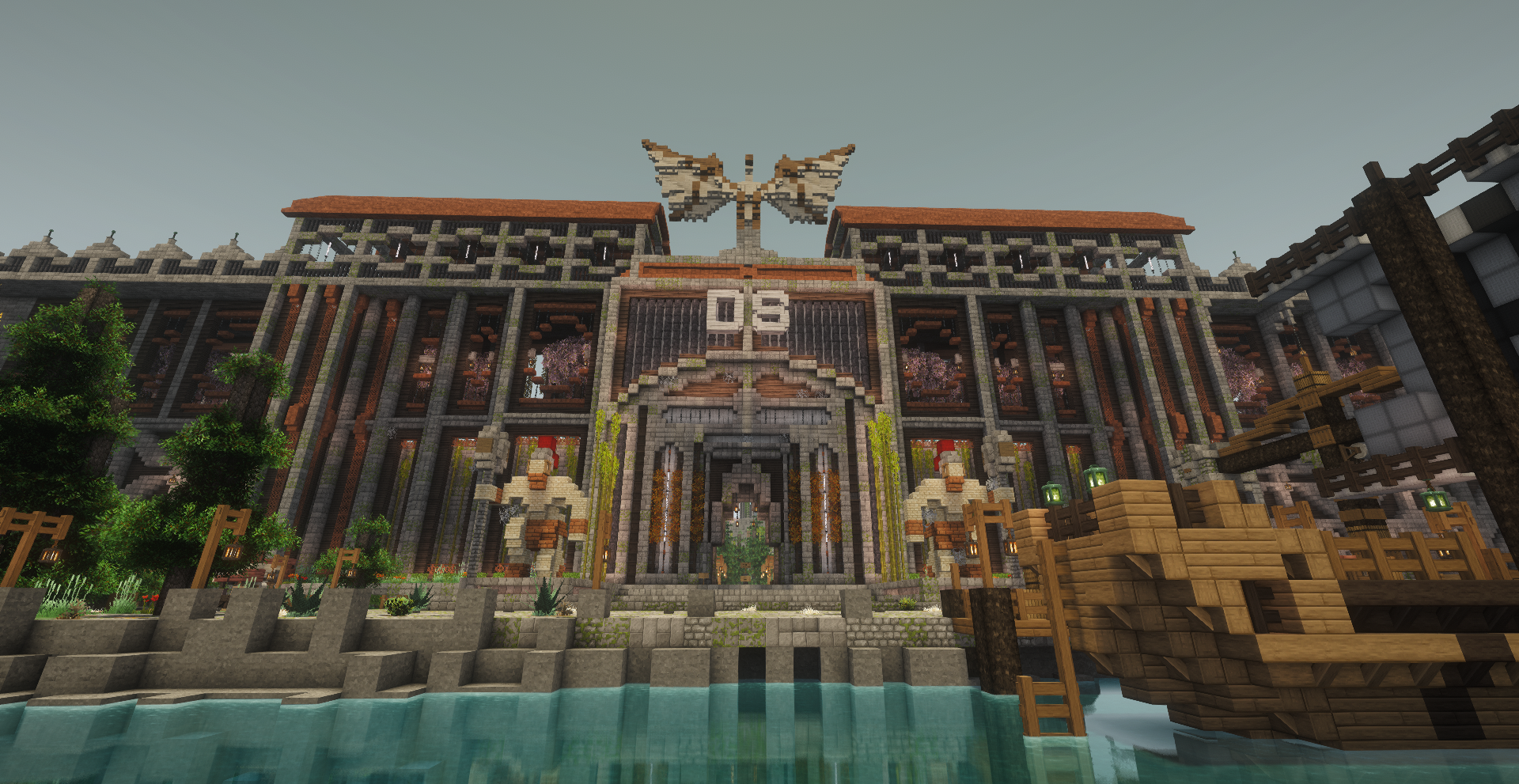 Dragonspire docks and fortified gate